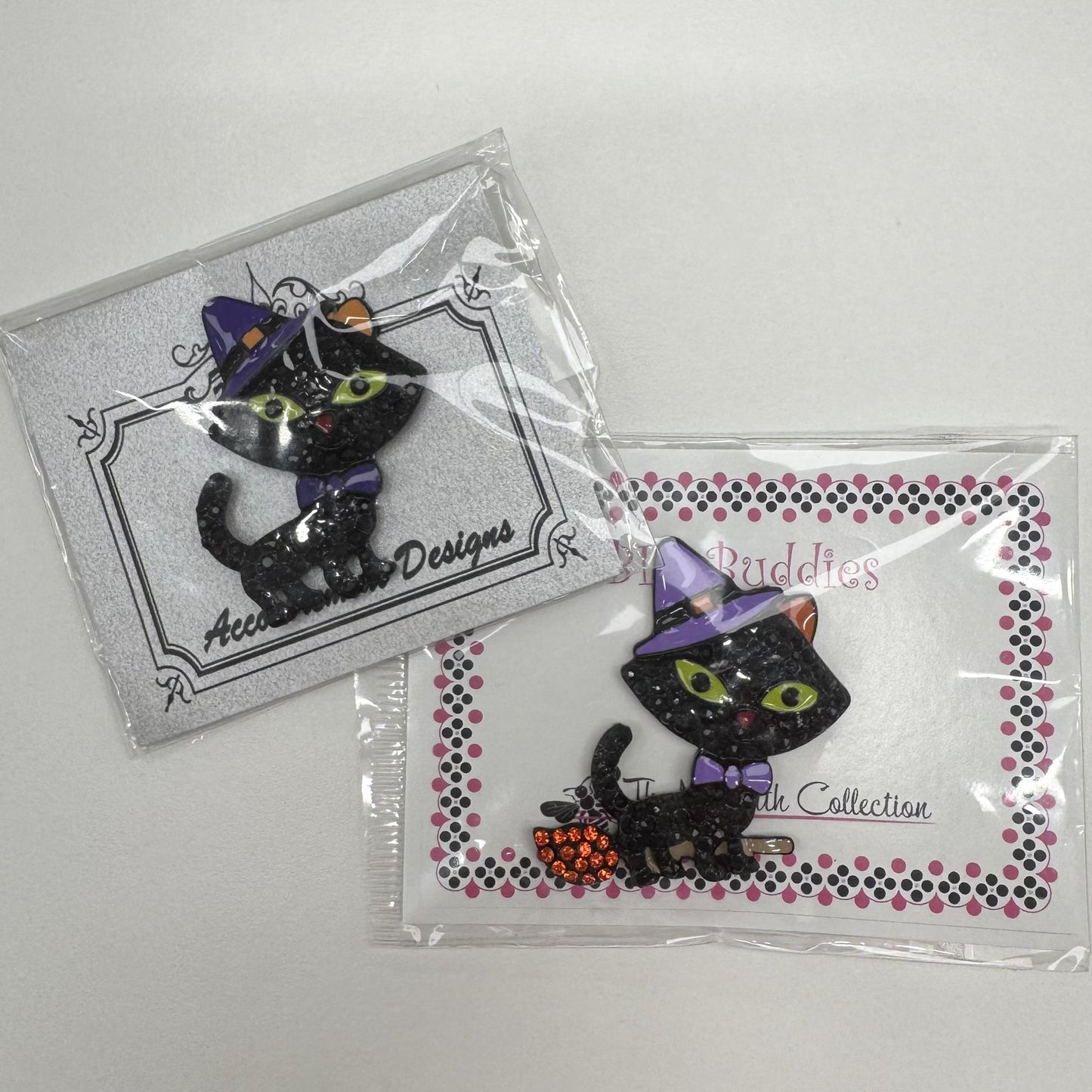 Witchy Kitty (Crystal) needle minder