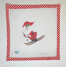 Skiing Santa (by Atlantic Blue Canvas)