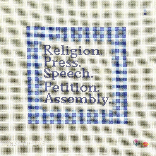 First Amendment - 18 (by Saturnalia Stitching)