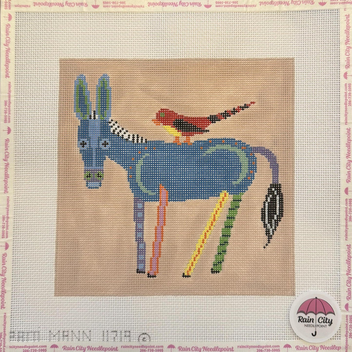 Donkey w/ Bird (by Patti Mann) 11719