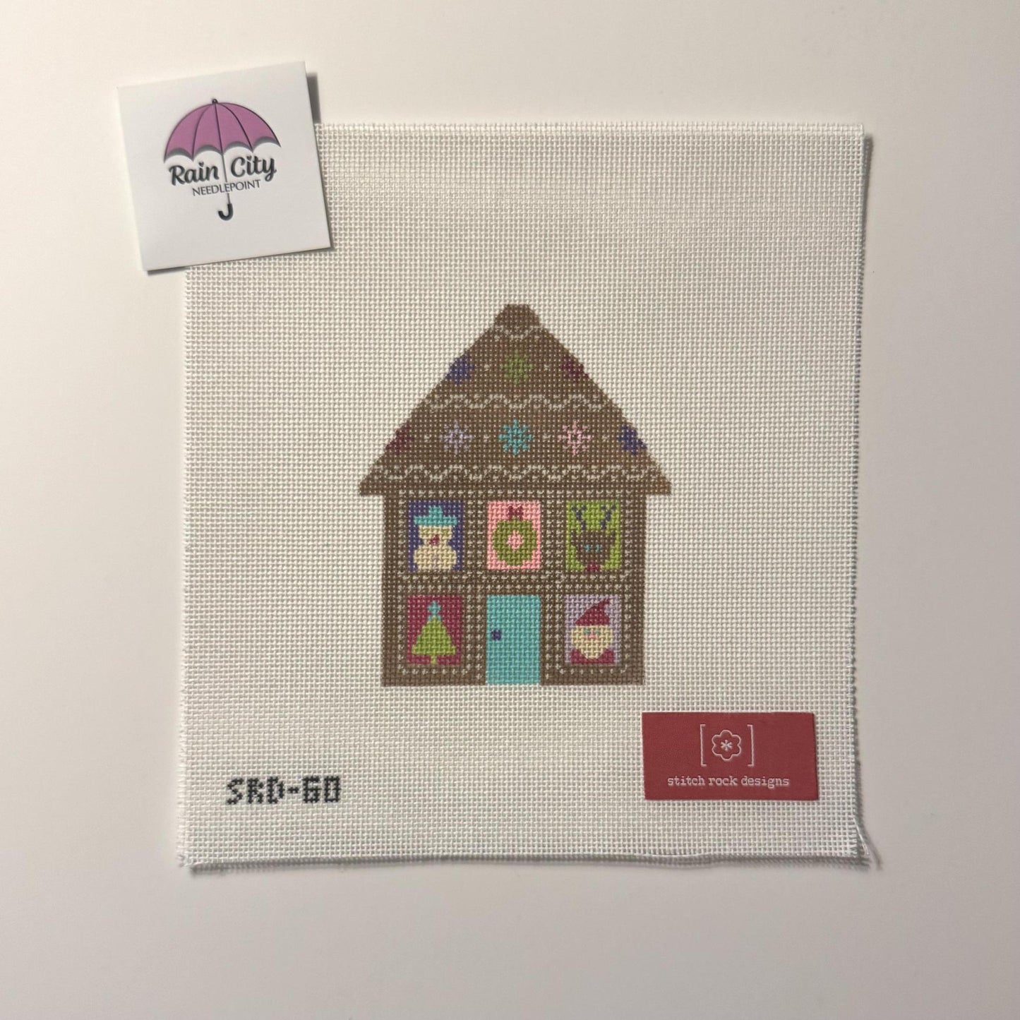 Gingerbread House Ornament (by stitch rock designs)