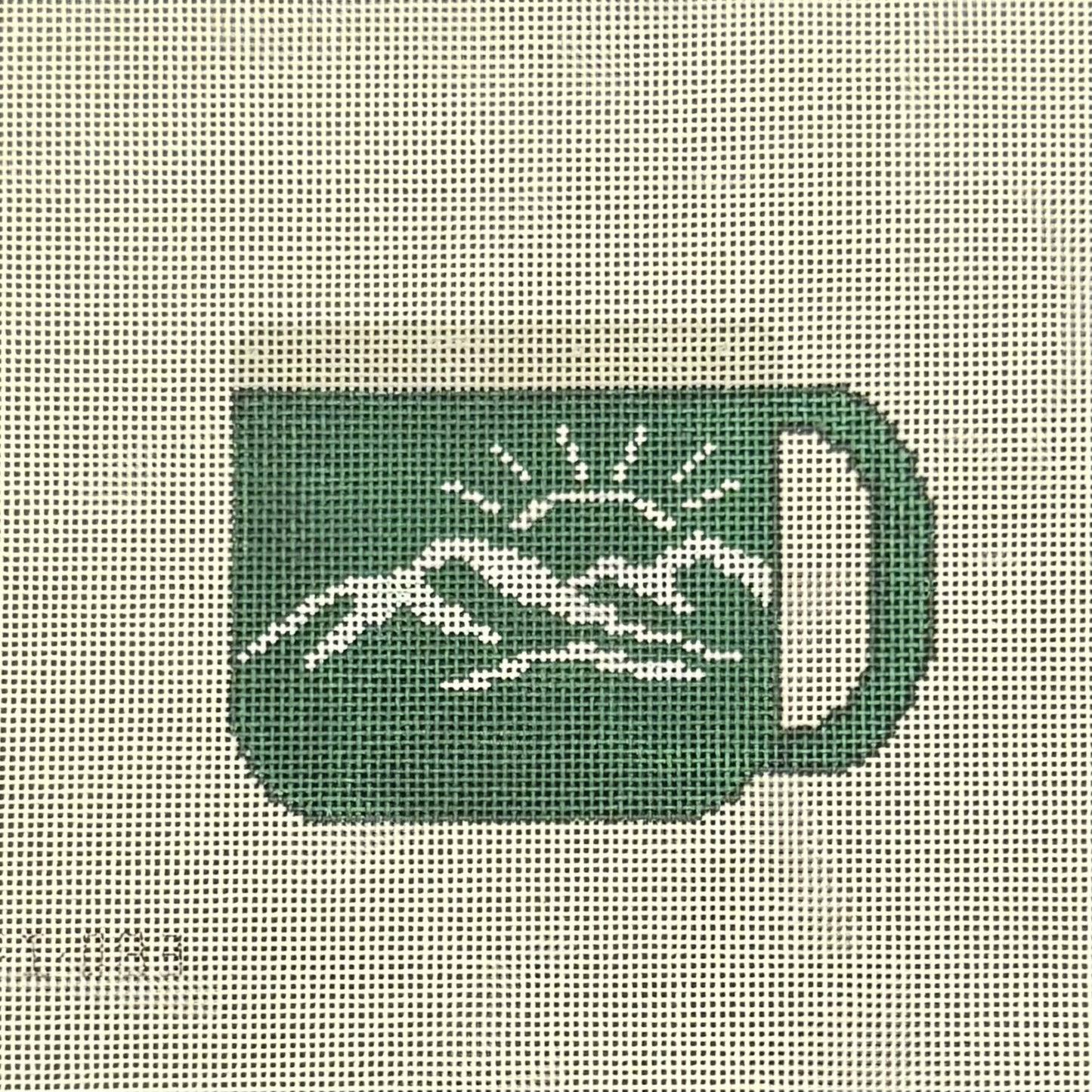 Camping Mug - Sun and Mountains Green (by Fire and Iris)