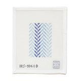 Herringbone Blue Passport Insert (by Initial K) IKS-1068D