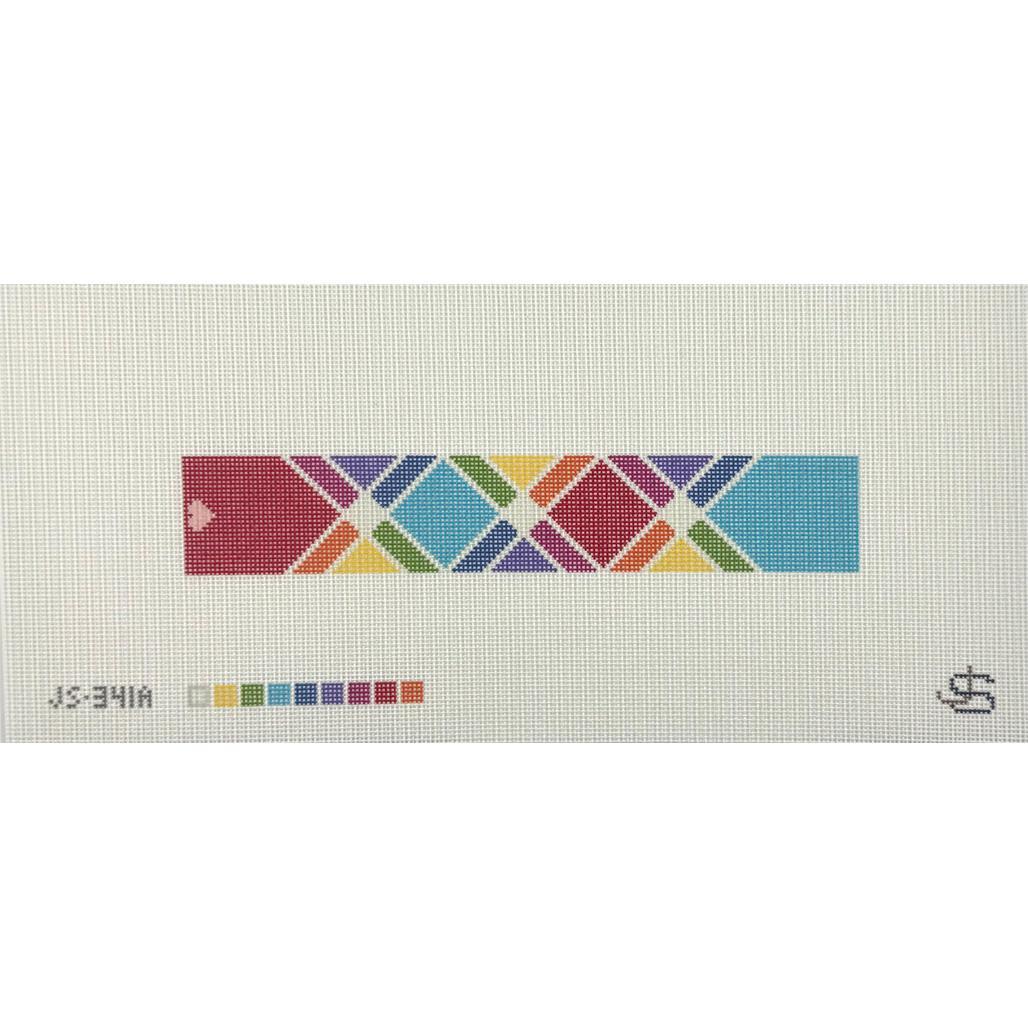 Rainbow Squares Fob (by Jeni Sandberg)