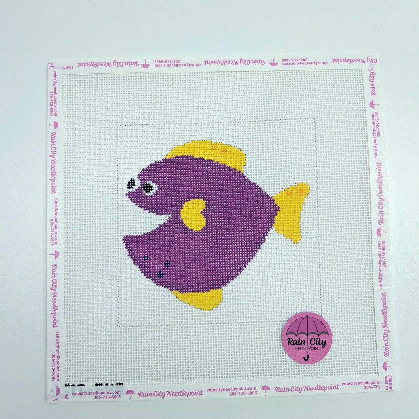 Purple Fish (by A Stitch in Time) ASIT-540