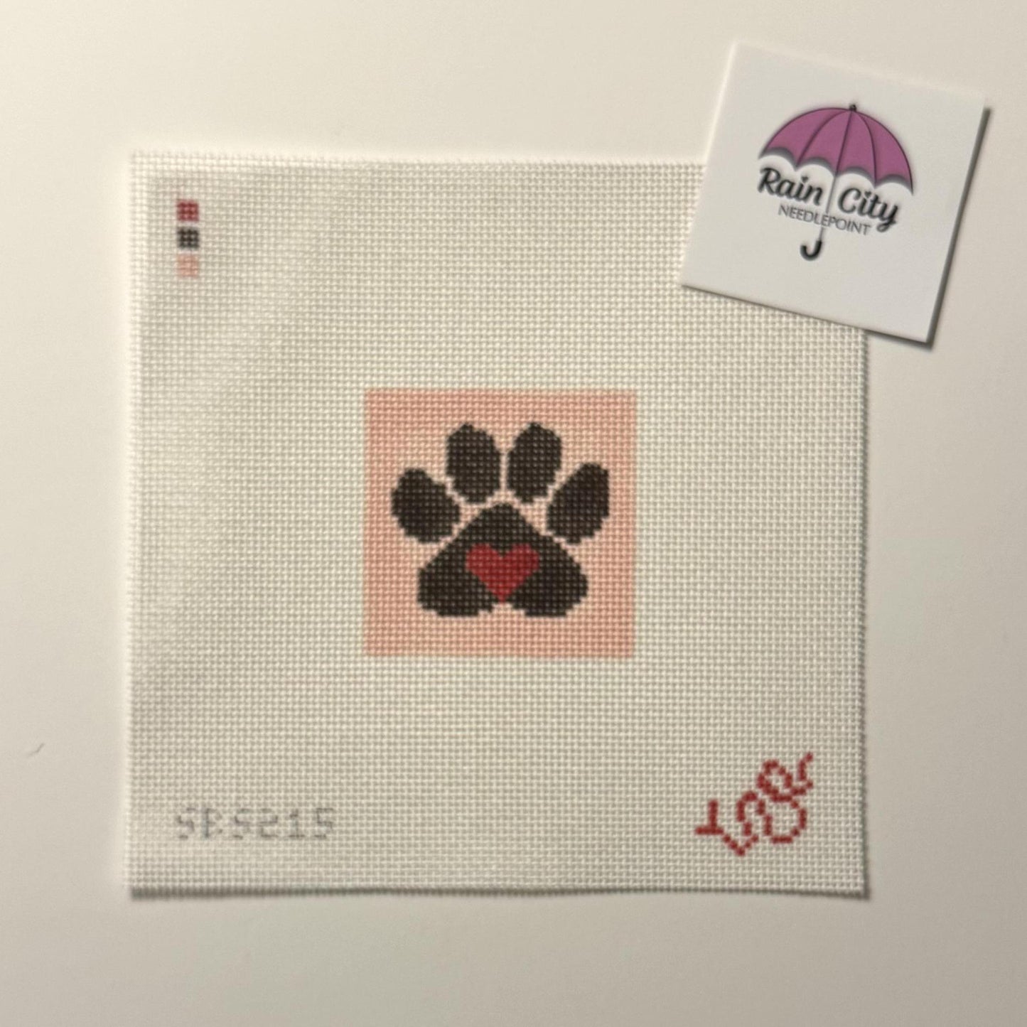 Pet Paw Square (by Spellbound Stitchery)