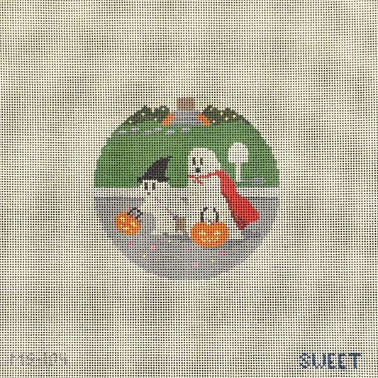 Trick-or-Treating Ghosts (by The Gingham Stitchery) KDS-54