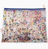 Mopsey Glitter Project Bag 12x10