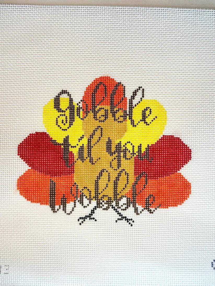 Gobble 'til You Wobble (by Melissa Loves Needlepoint) - APFA03