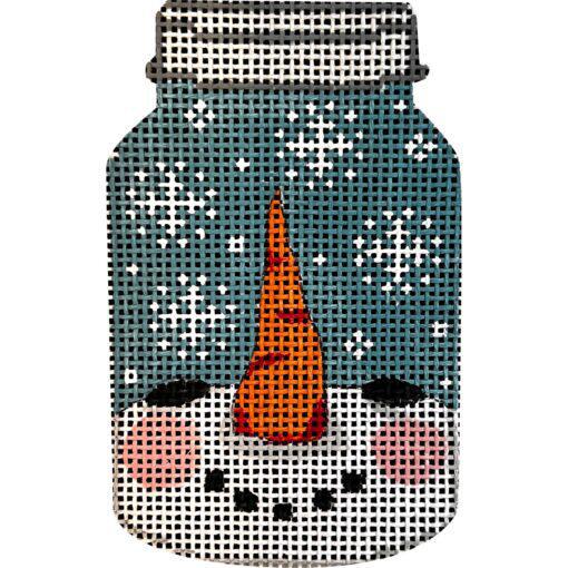 Snowman Mason Jar (by Alice Peterson) X600