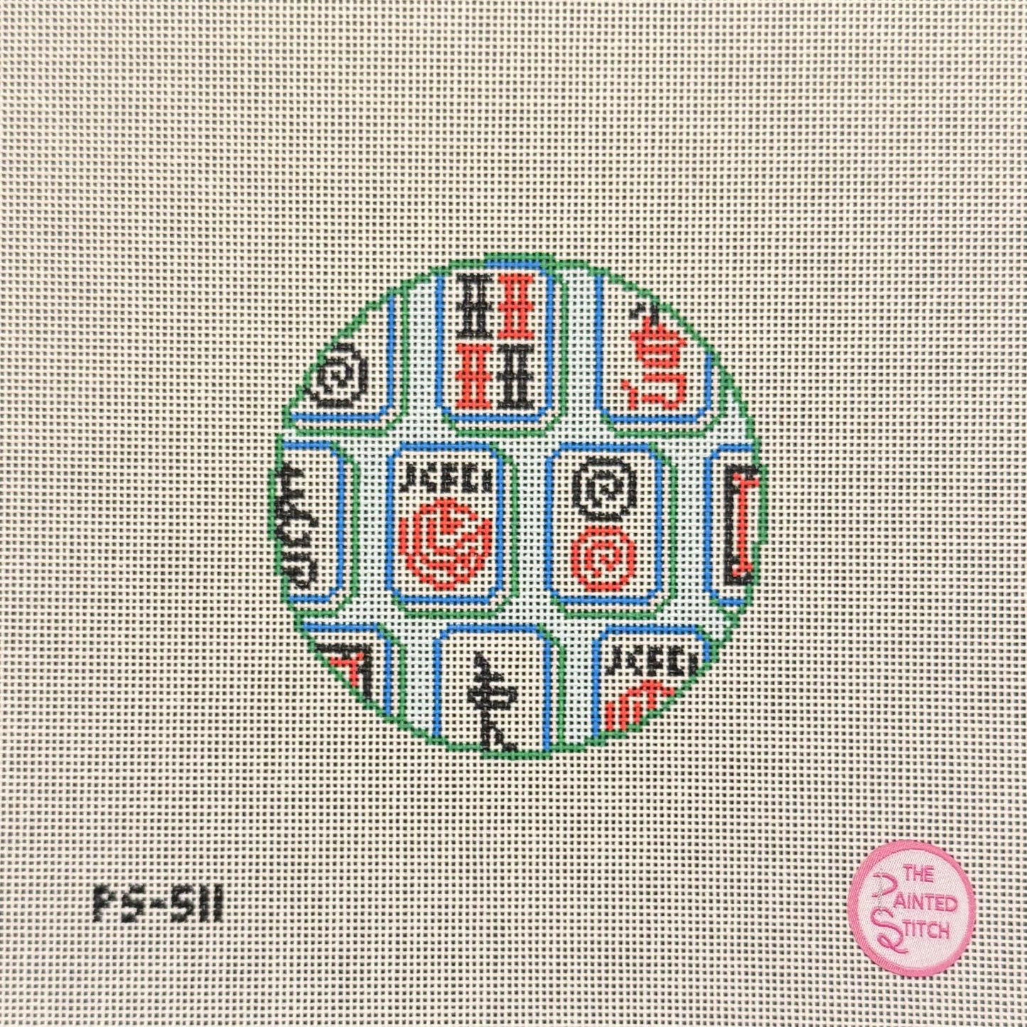 Mahjong Tiles - Jewel Colors (by Atlantic Blue Canvas)