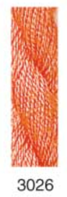 3026 Bright Orange | Impressions