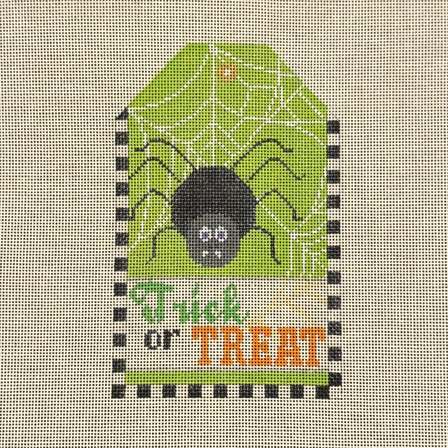 Trick-or-Treat Spider Large Tag (by The Meredith Collection)