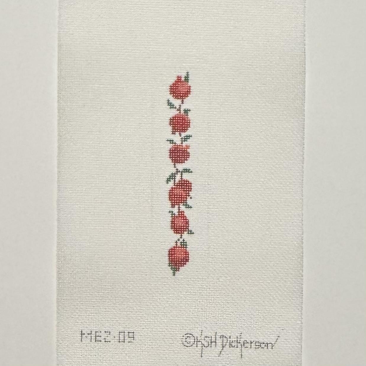 Pomegranite Mezuzah Cover (by Kate Dickerson)