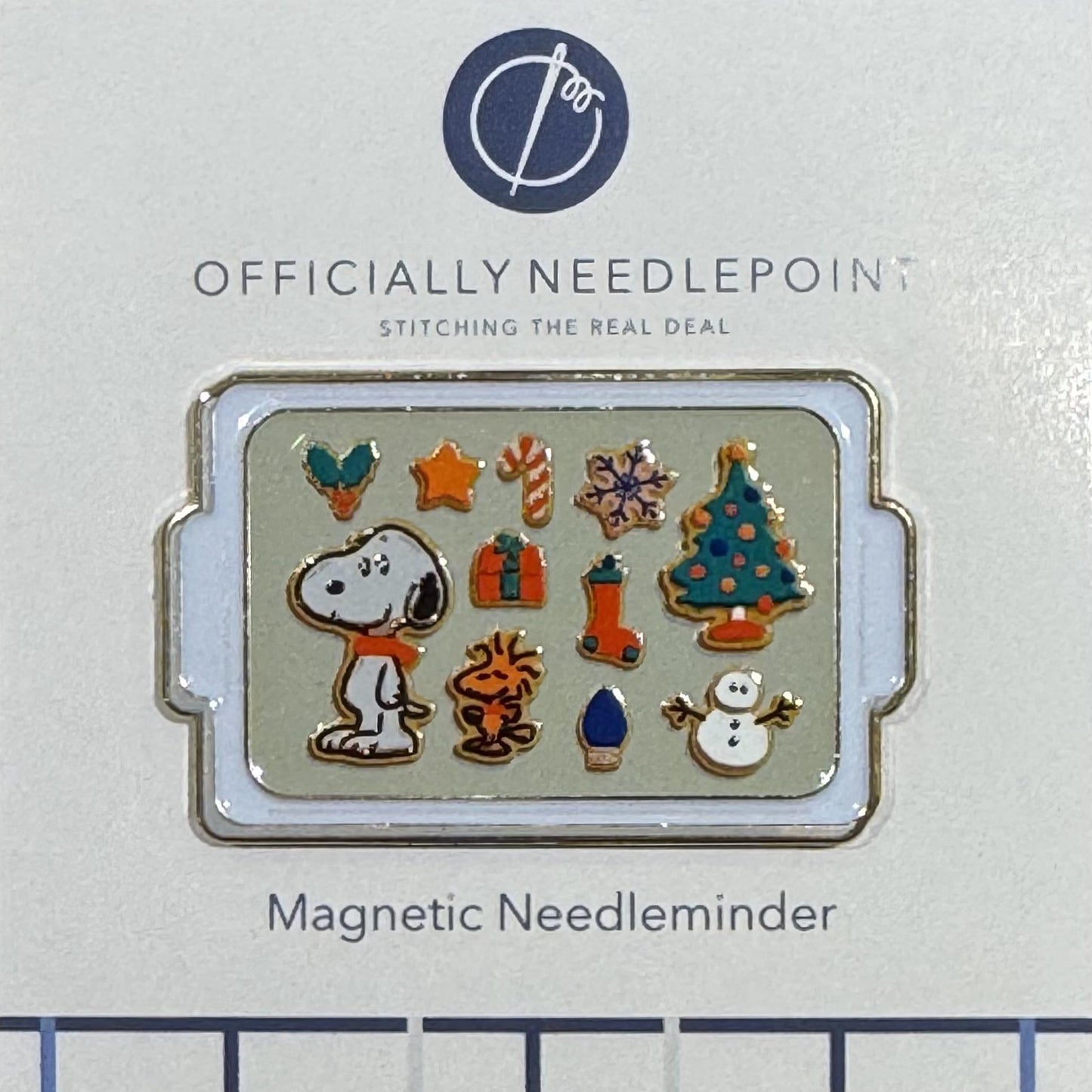 PEANUTS Gingebread Cookie Tray Needle Minder