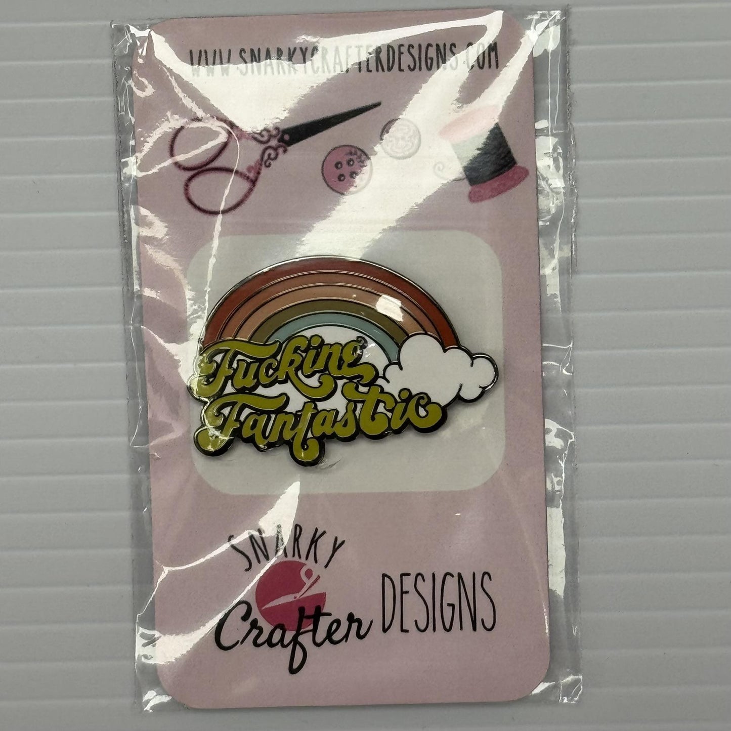 F*cking Fantastic Rainbow needle minder