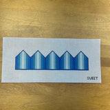 Birthday Crown - Blue Stripes (by The Gingham Stitchery) MS20-BD