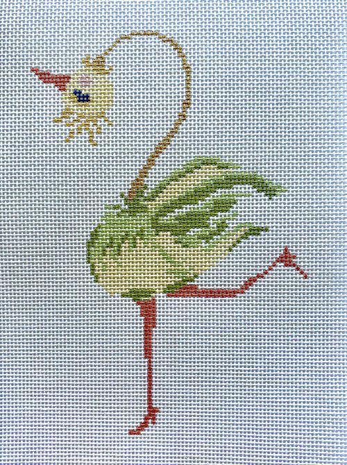 Strange Birds - Green (by The Plum Stitchery) - 32L