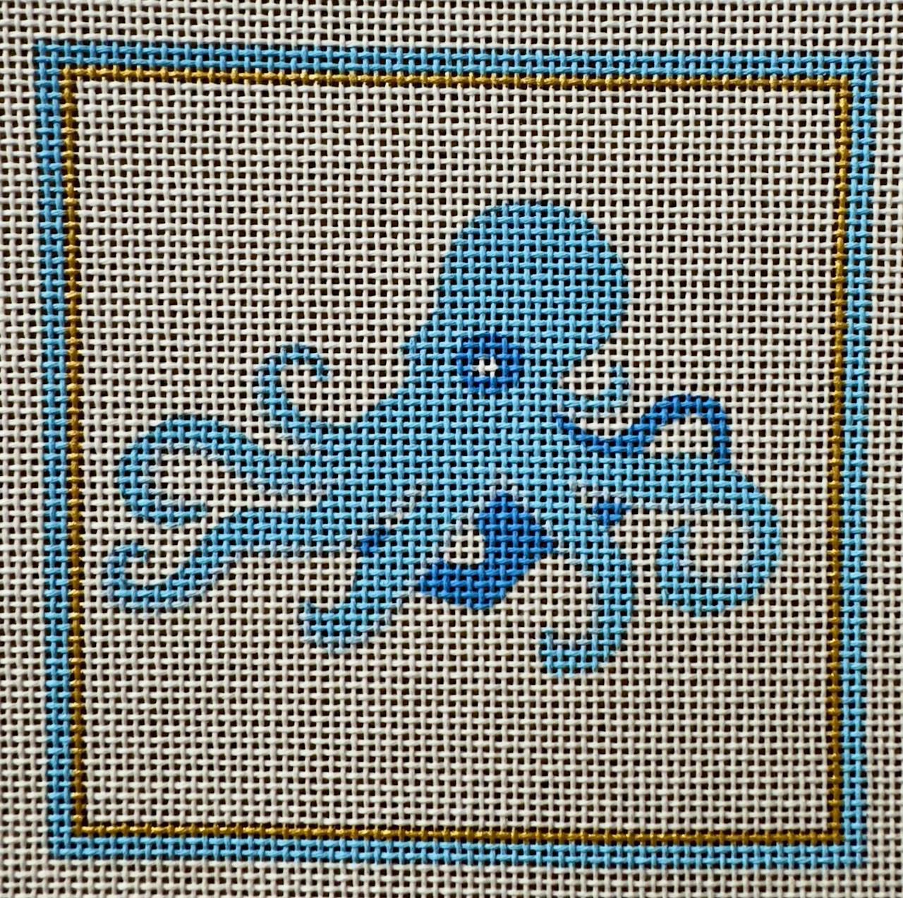 Blue Octopus Coaster (by Raymond Crawford) HO-2481