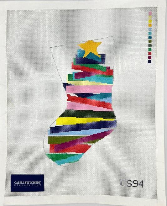 Stackable Mini-Stocking (by Cabell Stitchery) - CS94