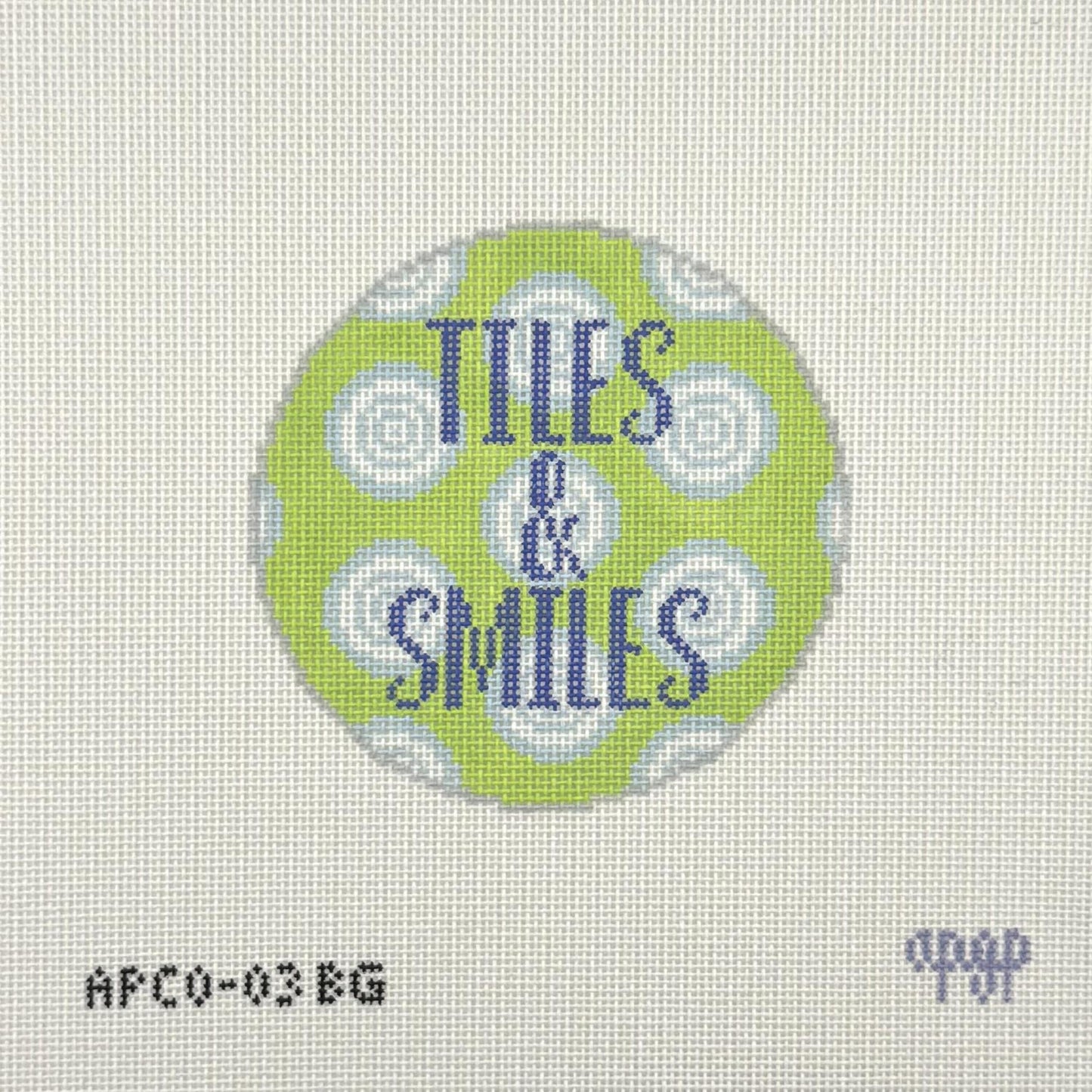 Tiles & Smiles Blue/Green (by A Poore Girl Paints)