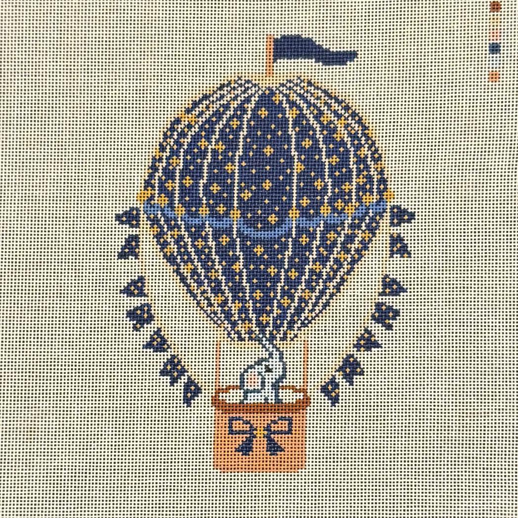 Starry Night Hot Air Balloon (by Saturnalia Stitching)