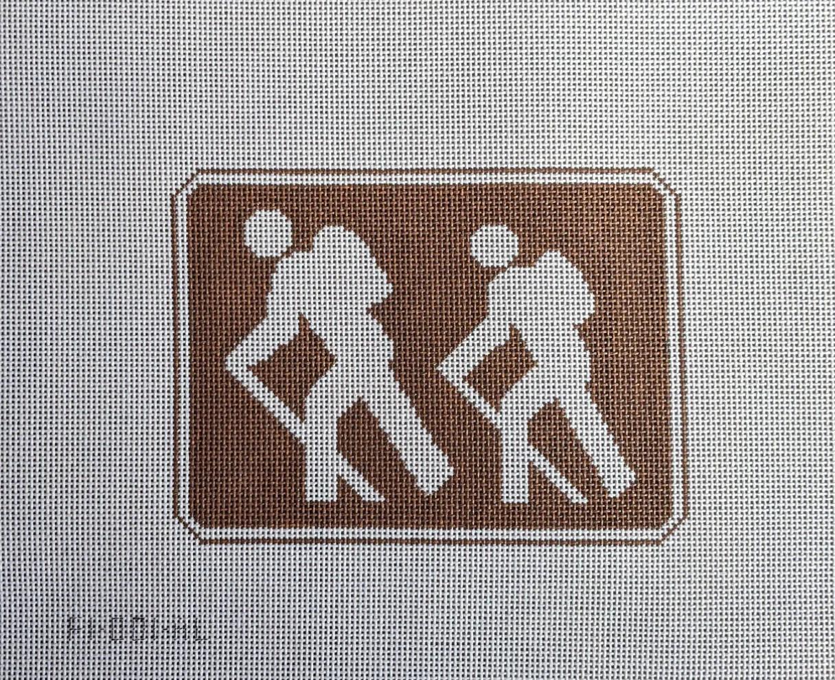 Hikers Outdoor Sign (by Fire and Iris) FI 001-H