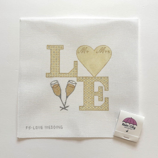 LOVE Wedding Mr and Mrs (by Funda Scully)