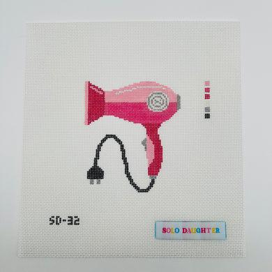 Pink Hair Dryer (by Solo Daughter Stitchery)