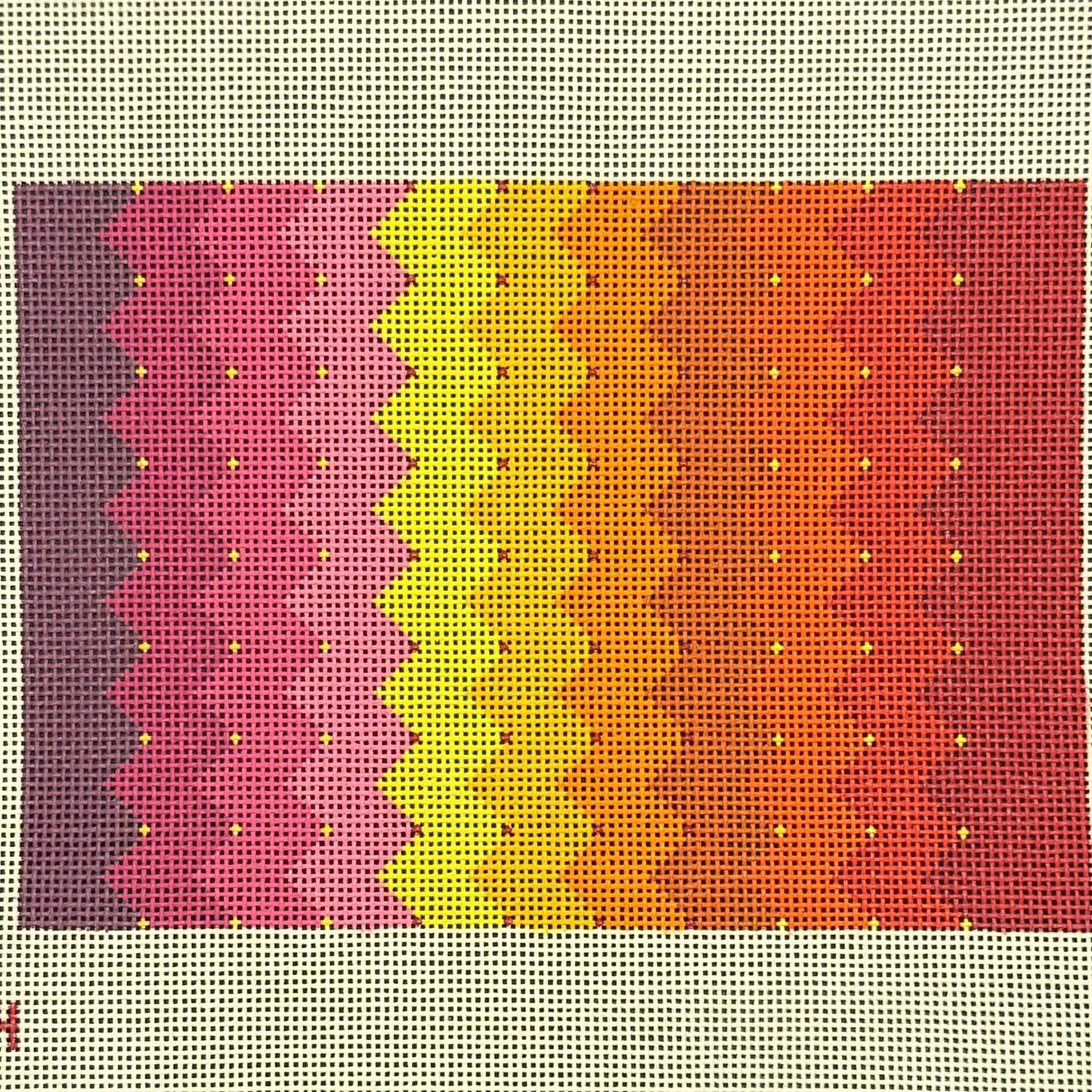 Sunset Clutch (by Anne Fisher Needlepoint)