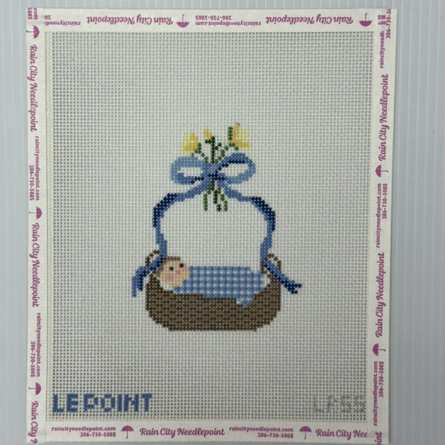 Baby Bassinet Blue (by Le Point Studio) - LP-55