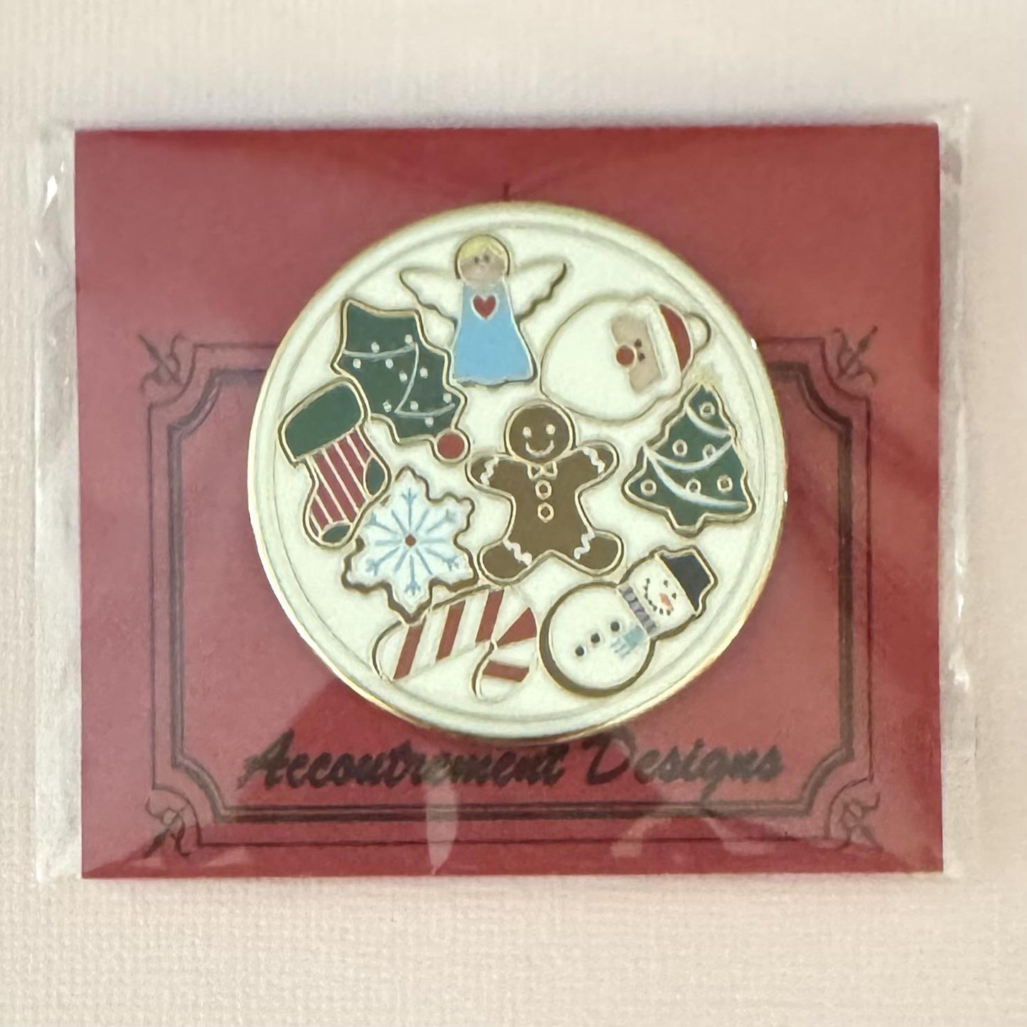 Christmas Cookie Plate needle minder