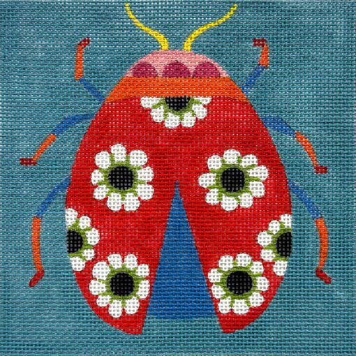 Floral Ladybug (by Alice Peterson) - 4877
