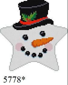 Snowman Face Star (by Susan Roberts) SR5778