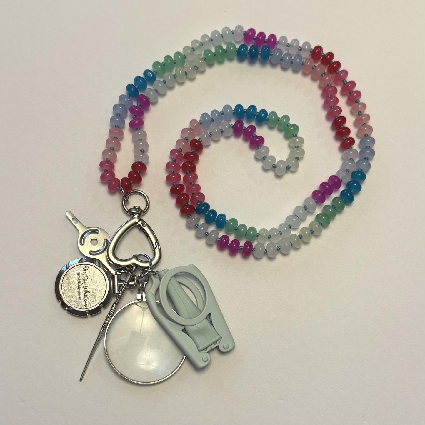 Up Up Gemstone Heart Chatelaine - Multi Pez Kidd