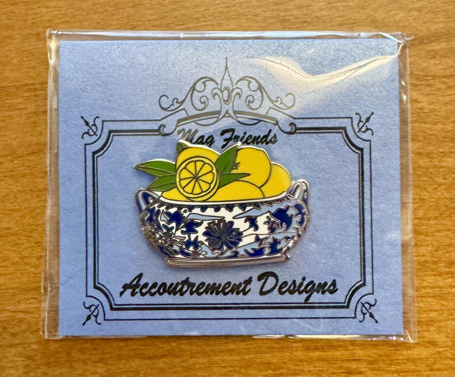 Lemons in Bowl needle minder