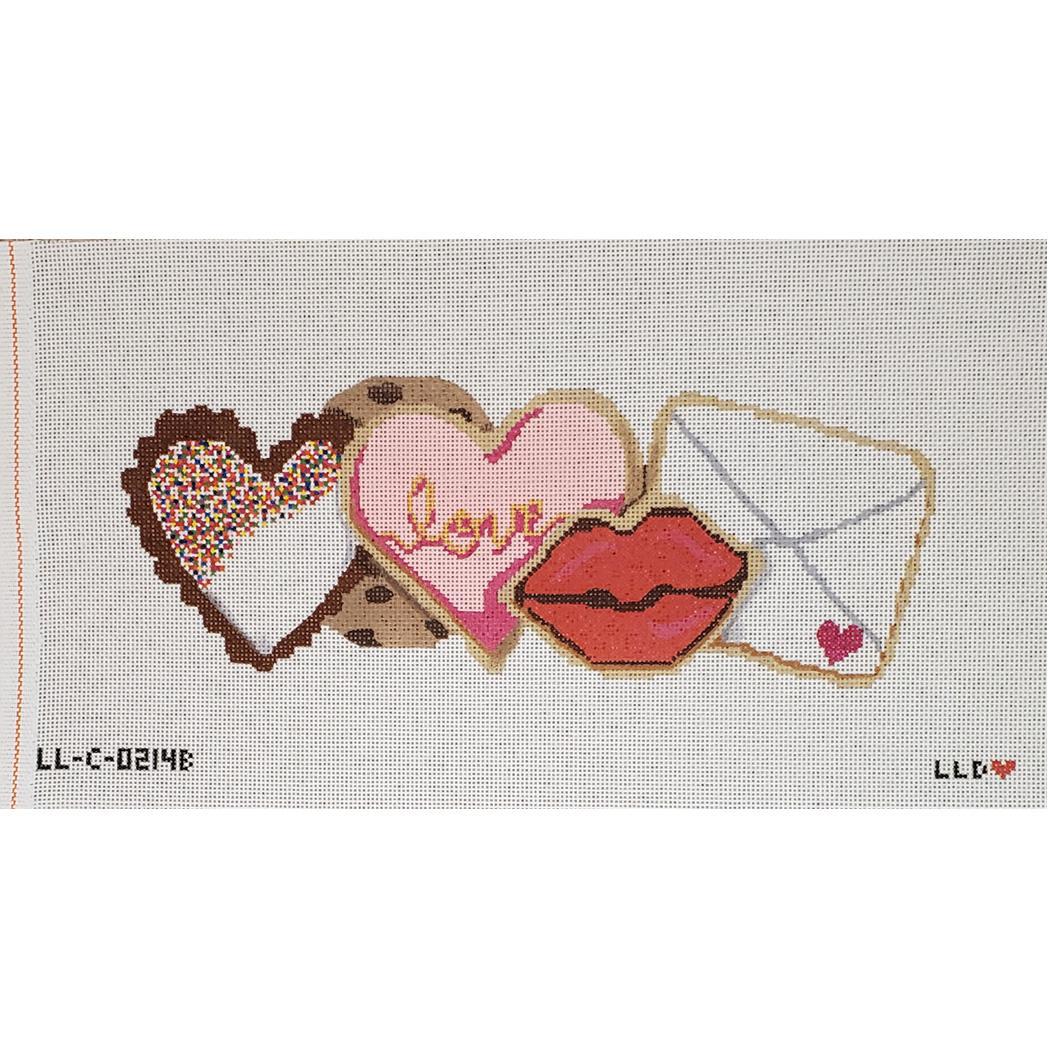 Valentine's Day Cookie Row