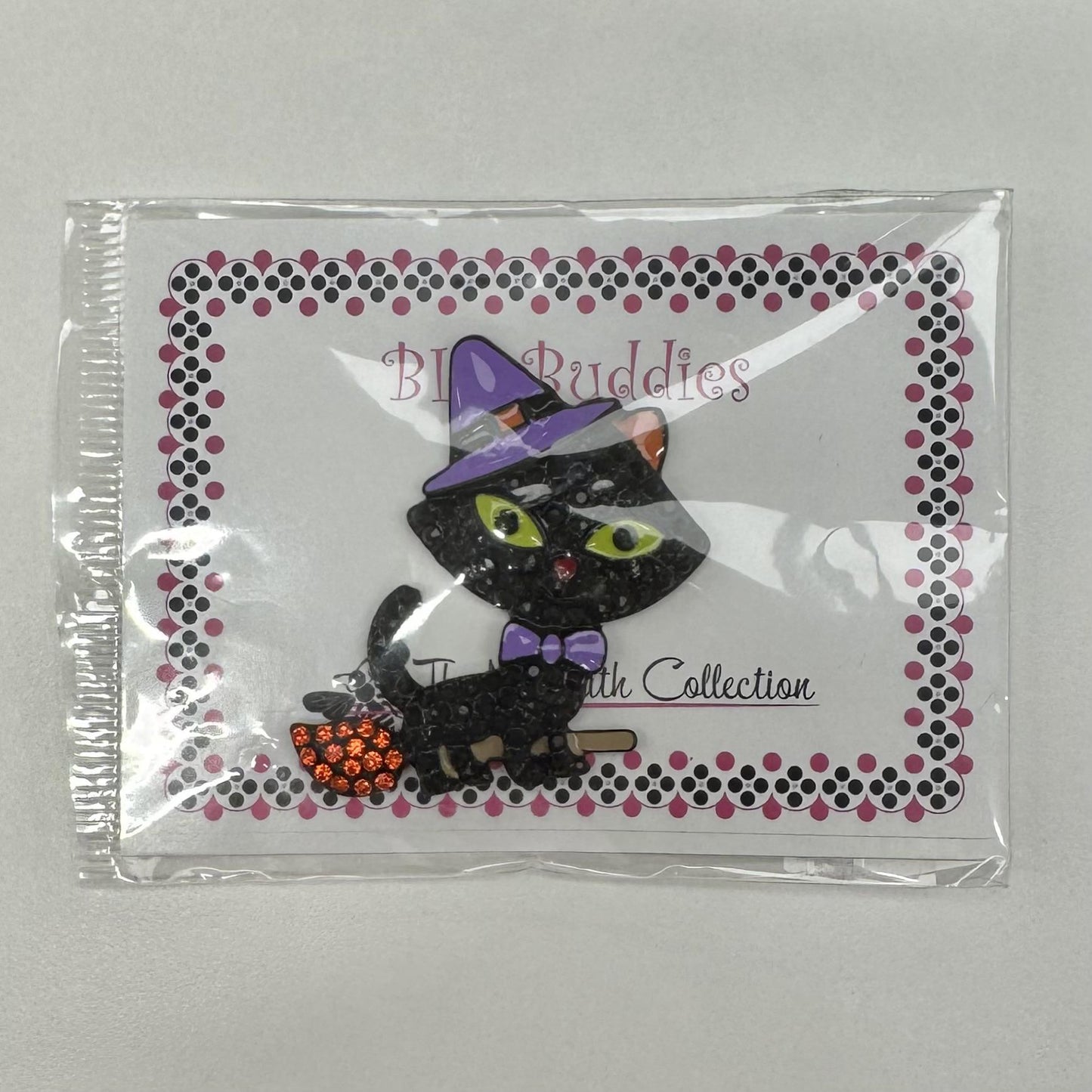Witchy Kitty (Crystal) needle minder