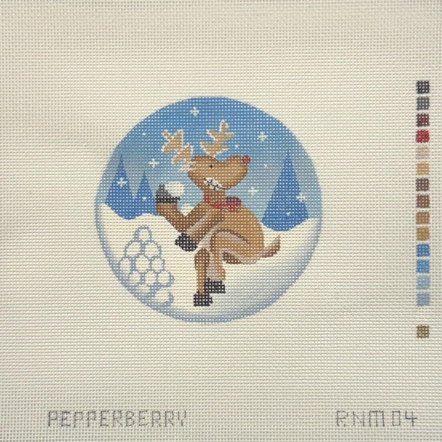 Snowball Fight Reindeer (by Pepperberry)