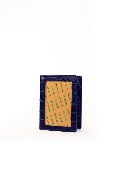 Passport Cover | Embossed Crocodile Leather