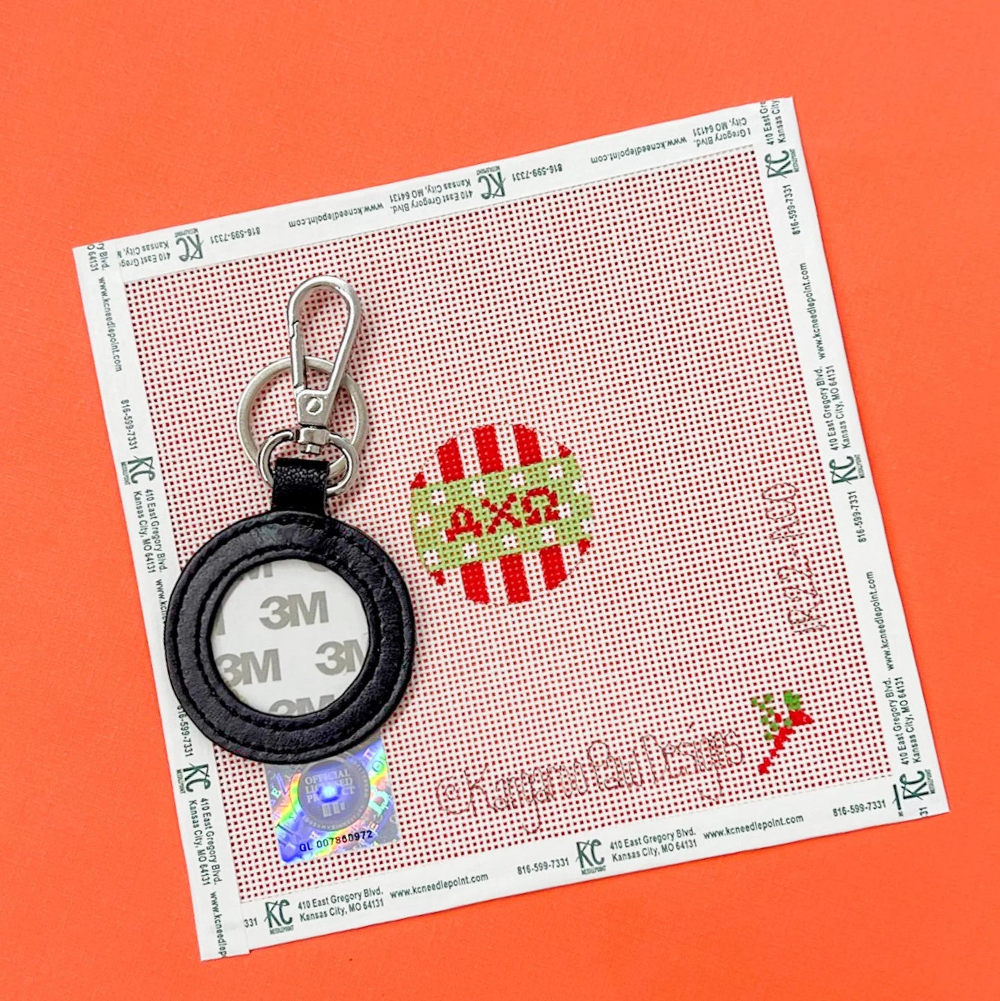 Alpha Chi Omega Fob Insert (by Kangaroo Paw) R22-ACO