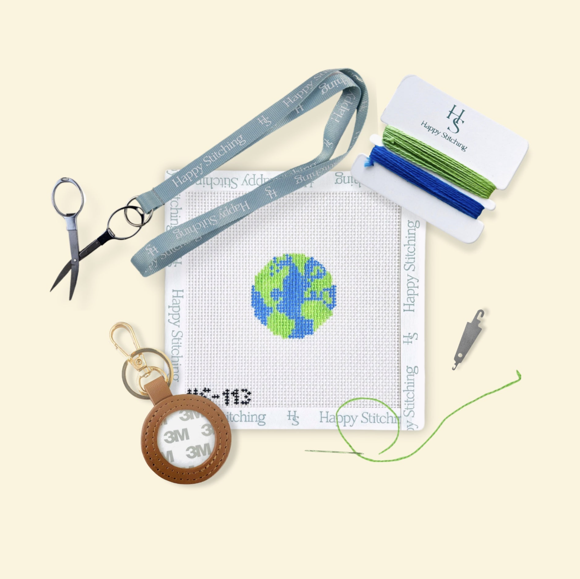 Home Sweet Home Fob Kit (by Happy Stitching / KCN)