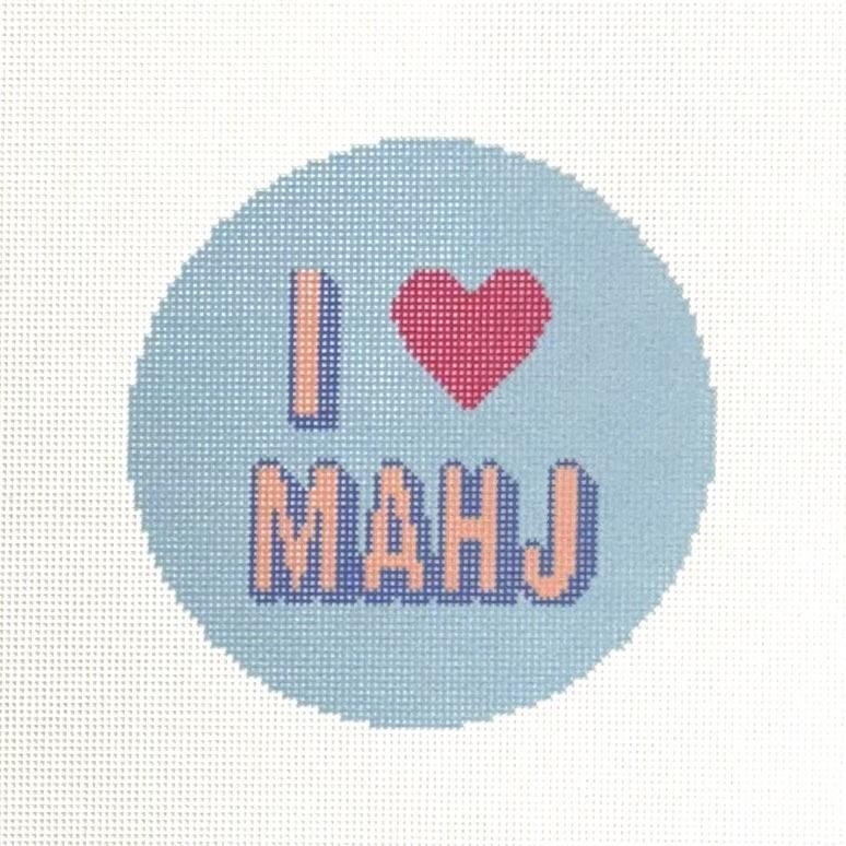 I Heart Mahj Round (by KCN Designers)