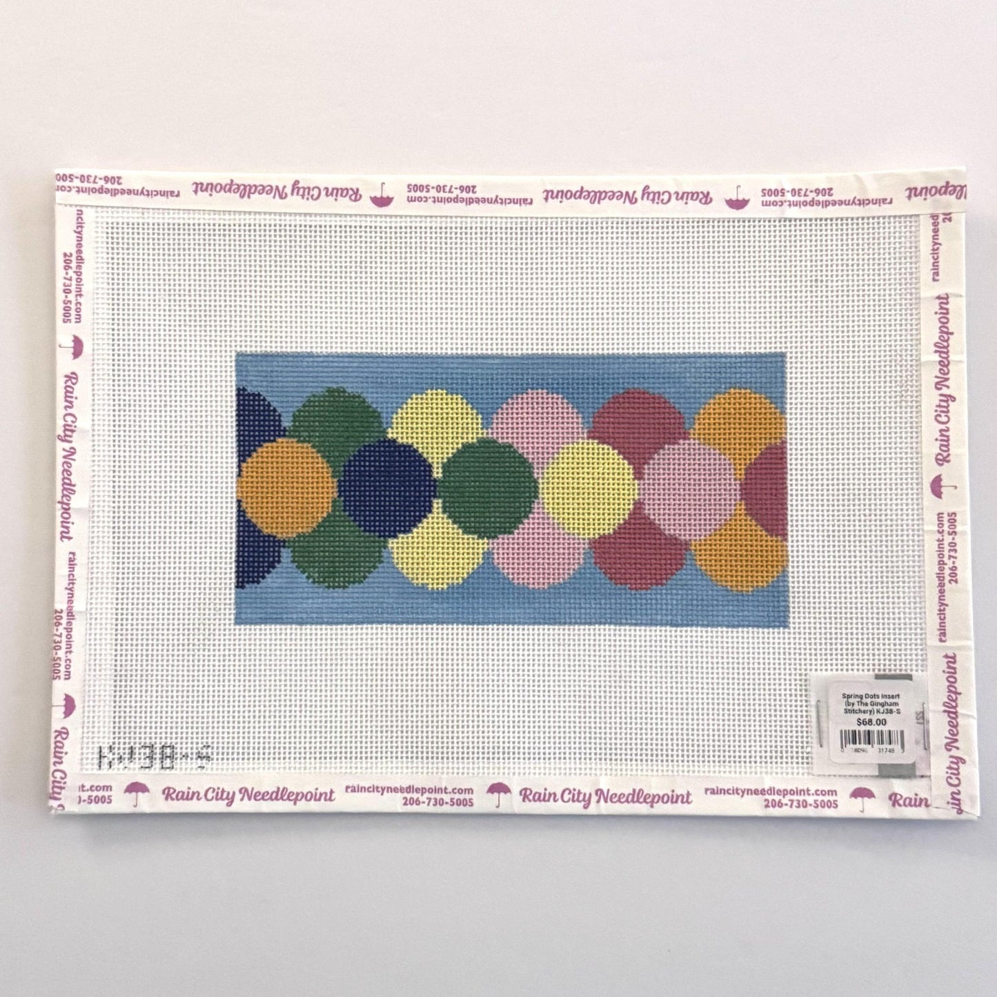 Spring Dots Insert (by The Gingham Stitchery) KJ38-S