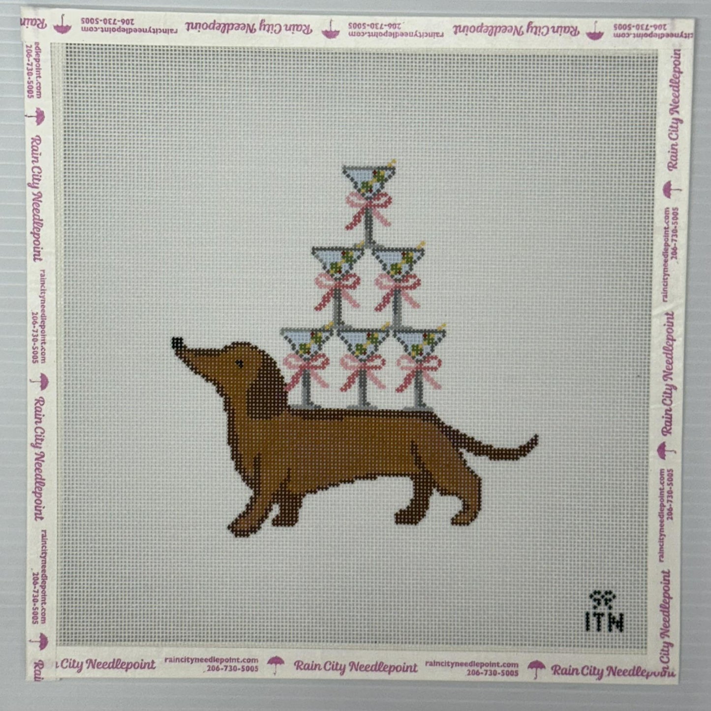Weenies and Tinis (by Ivy Thread Needlepoint)