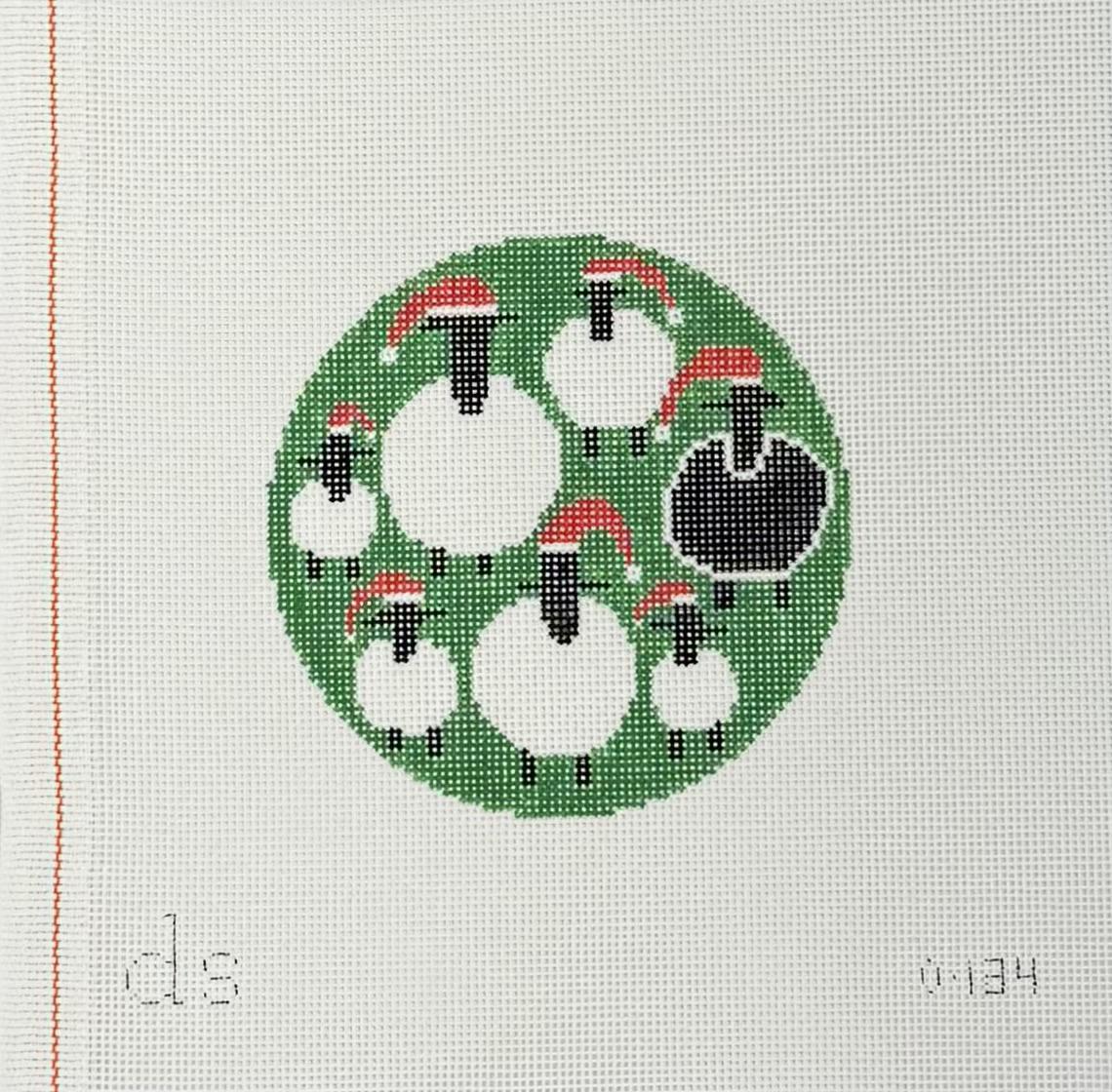 Sheep Round (by Doolittle Stitchery) O-134