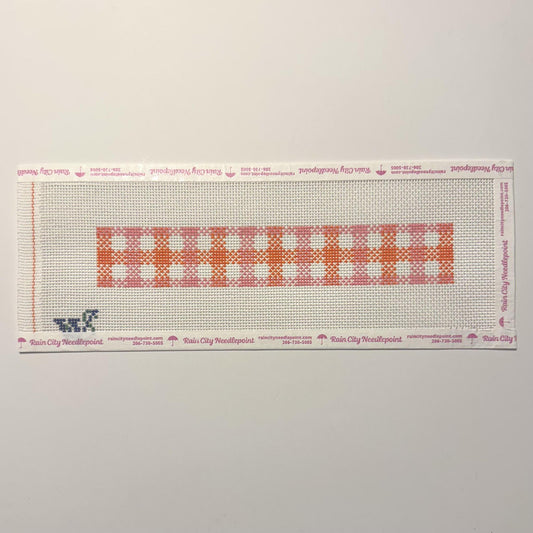 Pimlico Pink & Orange Key Fob (by Wipstitch)