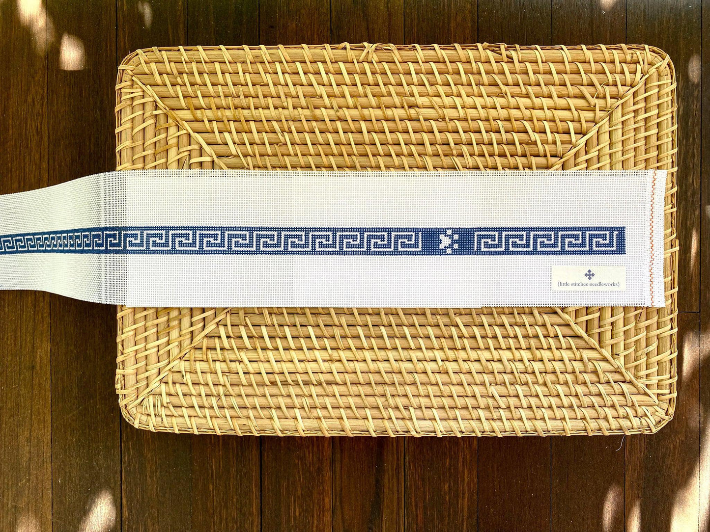 Greek Key Leash (by Little Stitches Needlworks)