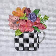 Mug with Flowers (by Judy Tasch) JT-195