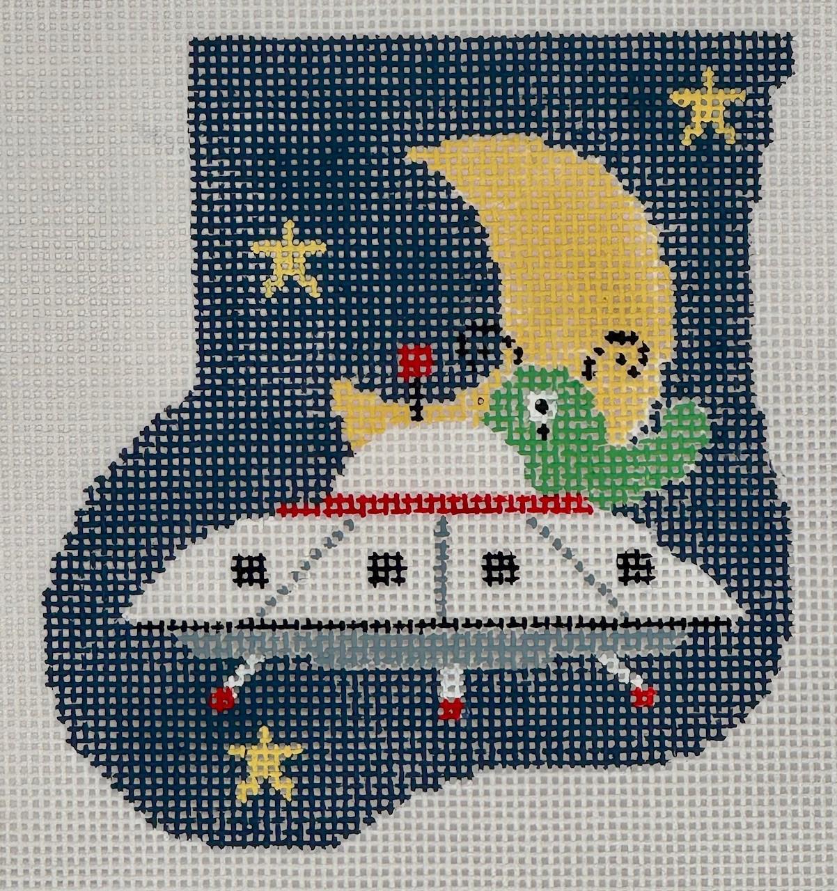 Outer Space Mini Stocking (by Kathy Schenkel) CM1637
